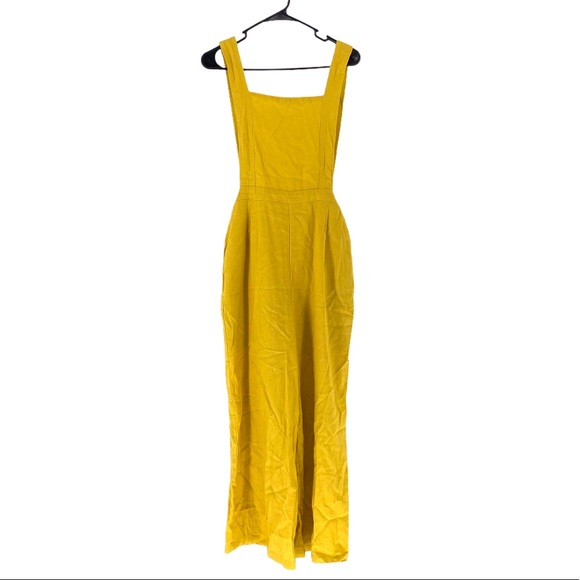 HYFVE Pants - HYFVE Women's Wide Leg Cami Jumpsuit  in Mustard L
